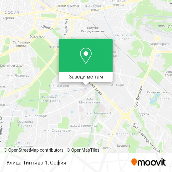 Улица Тинтява 1 карта