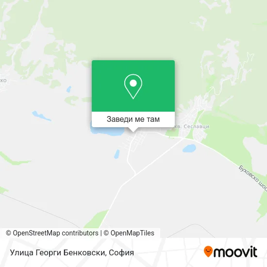 Улица Георги Бенковски карта