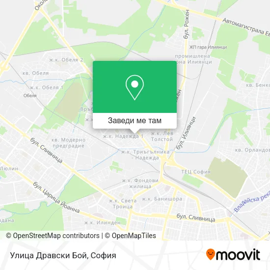 Улица Дравски Бой карта