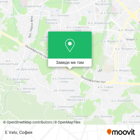 E Velo карта