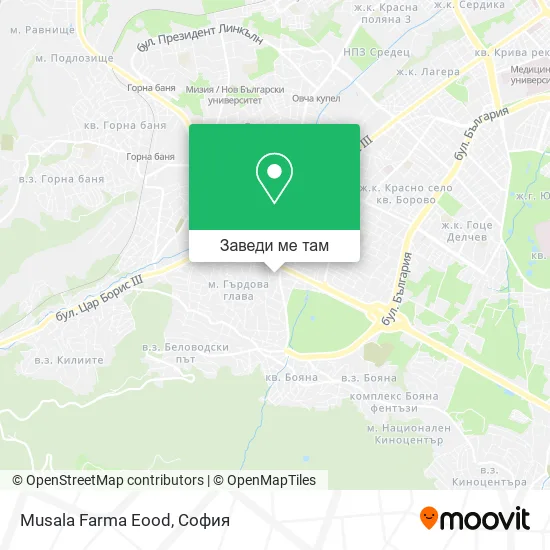 Musala Farma Eood карта