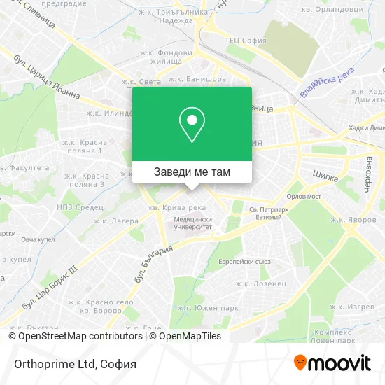 Orthoprime Ltd карта