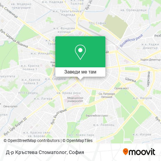 Д-р Кръстева Стоматолог карта