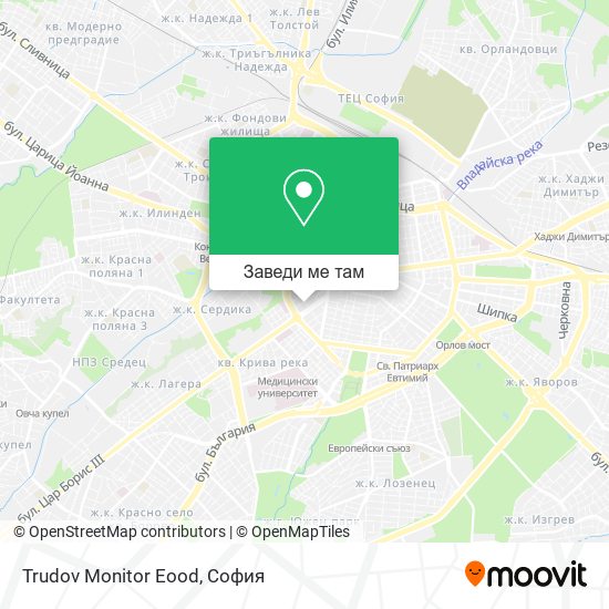 Trudov Monitor Eood карта