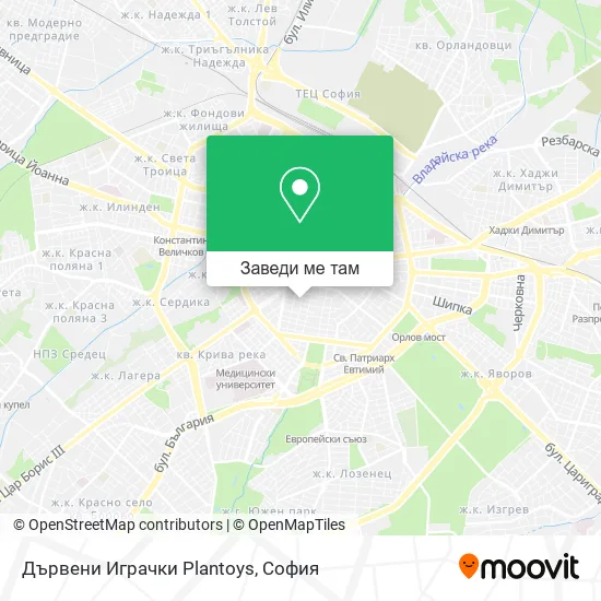 Дървени Играчки Plantoys карта