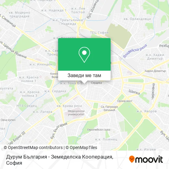 Дурум България - Земеделска Кооперация карта