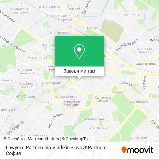 Lawyer's Partnership Vladikin,Slavov&Partners карта