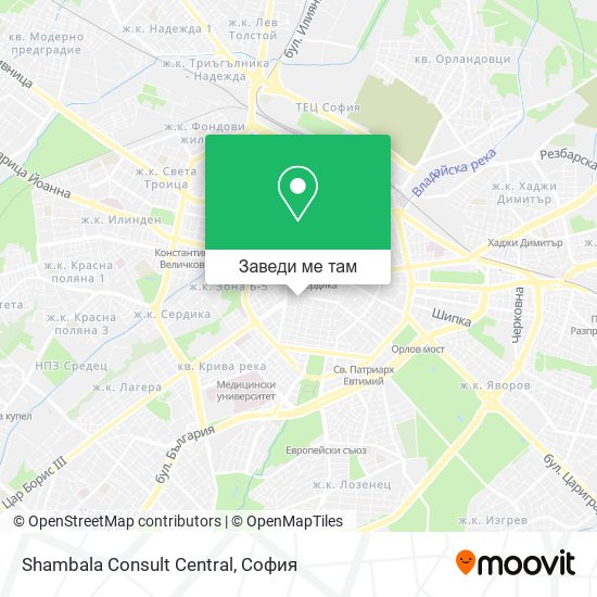 Shambala Consult Central карта