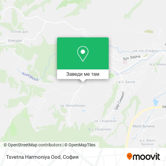 Tsvetna Harmoniya Ood карта