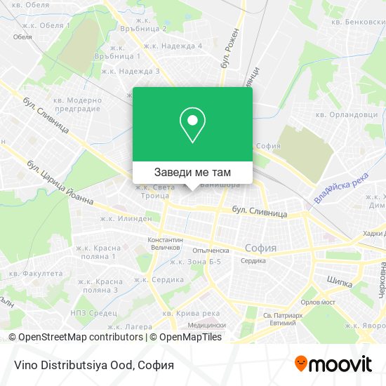 Vino Distributsiya Ood карта
