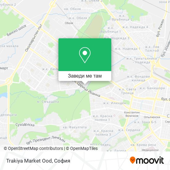 Trakiya Market Ood карта