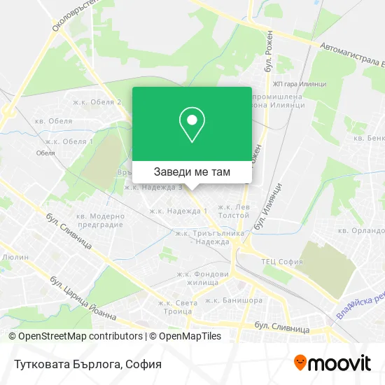 Тутковата Бърлога карта