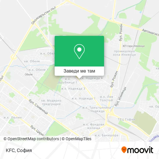 KFC карта