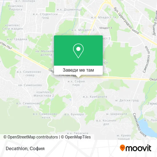 Decathlon карта