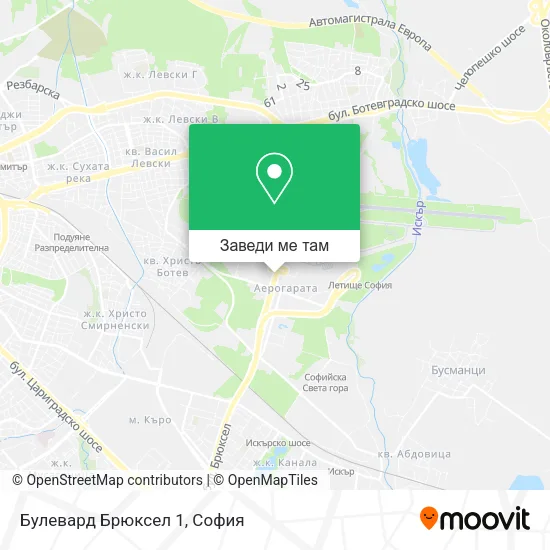 Булевард Брюксел 1 карта
