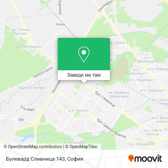 Булевард Сливница 143 карта