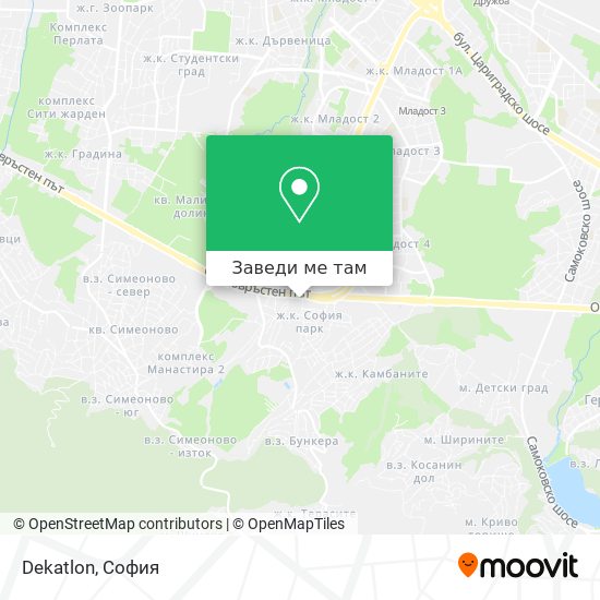 Dekatlon карта
