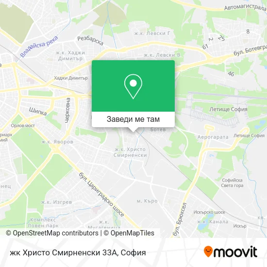 жк Христо Смирненски 33А карта