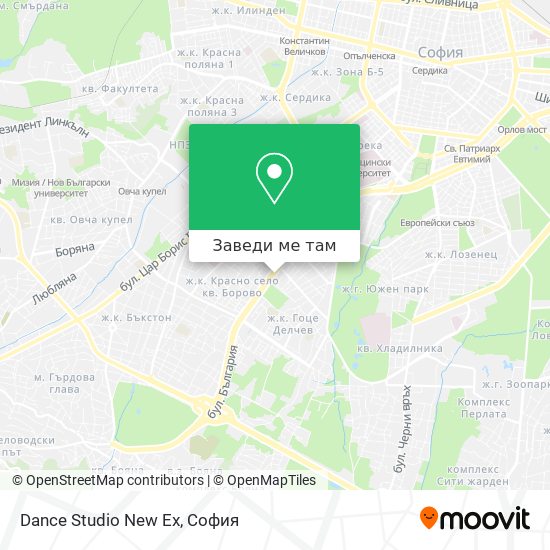 Dance Studio New Ex карта