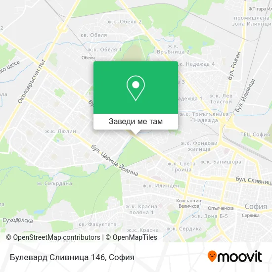 Булевард Сливница 146 карта
