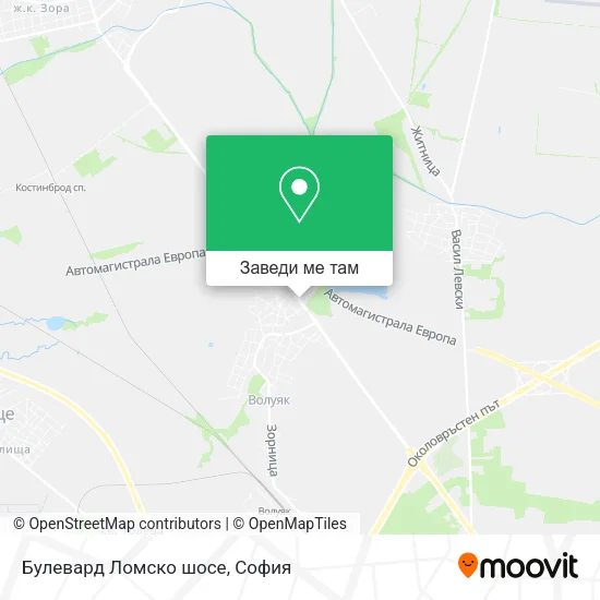 Булевард Ломско шосе карта