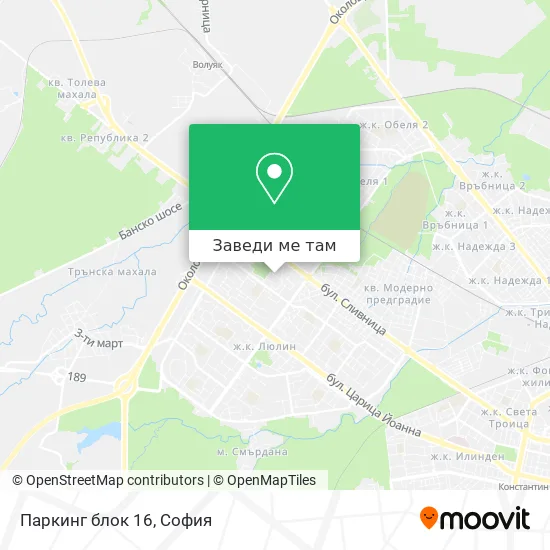 Паркинг блок 16 карта