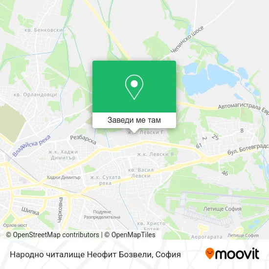 Народно читалище Неофит Бозвели карта