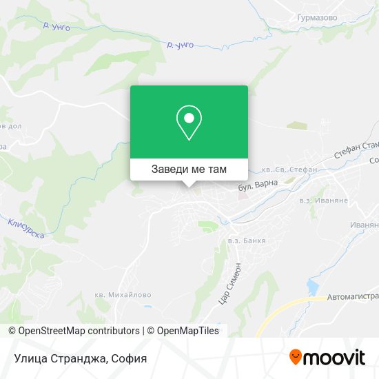 Улица Странджа карта