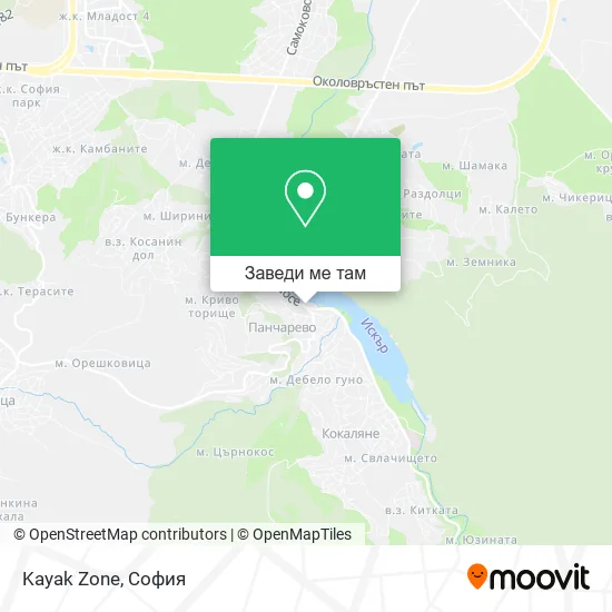 Kayak Zone карта