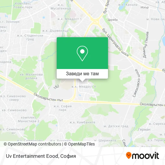 Uv Entertainment Eood карта