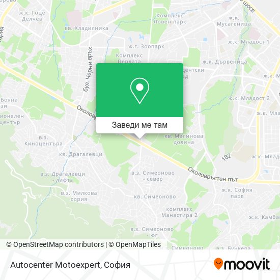 Autocenter Motoexpert карта