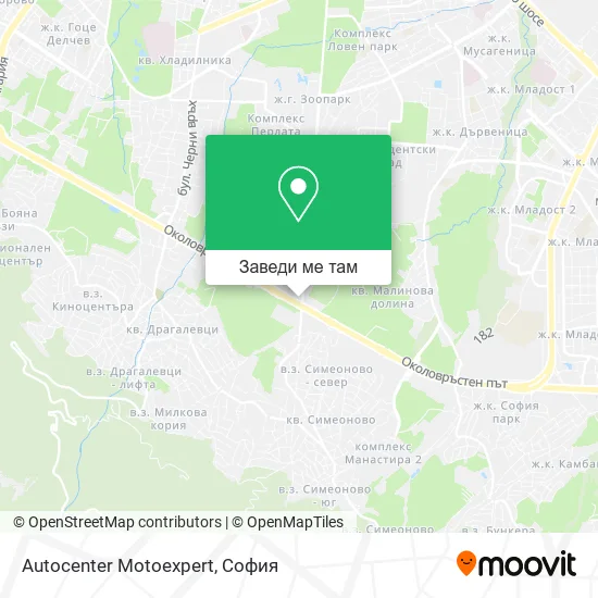 Autocenter Motoexpert карта