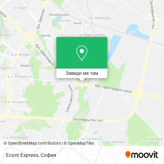 Econt Express карта