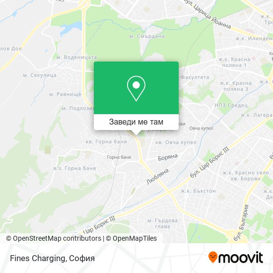 Fines Charging карта