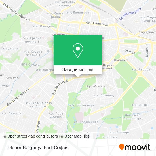 Telenor Balgariya Ead карта