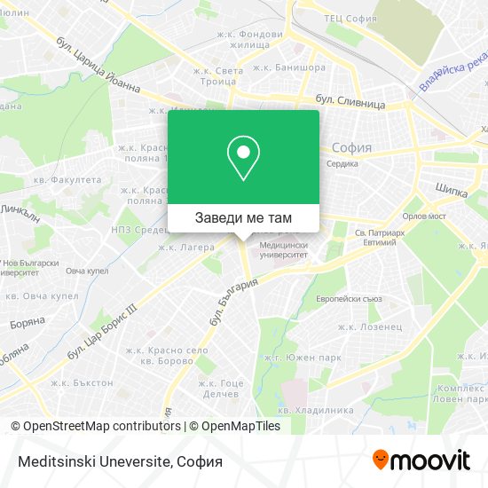 Meditsinski Uneversite карта
