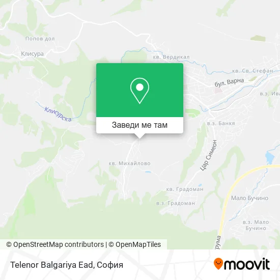 Telenor Balgariya Ead карта