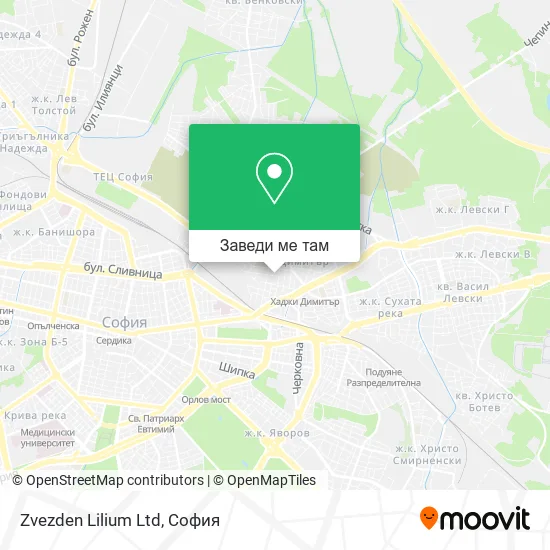 Zvezden Lilium Ltd карта