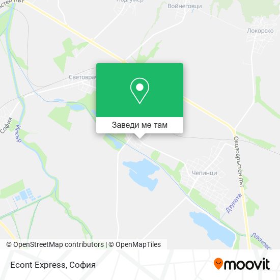 Econt Express карта