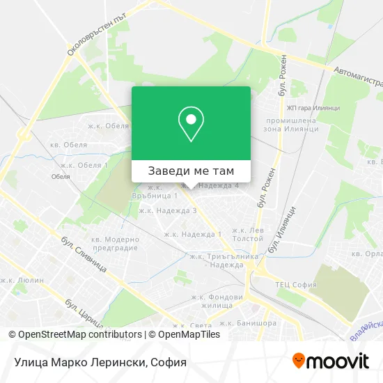 Улица Марко Лерински карта