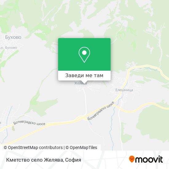 Кметство село Желява карта