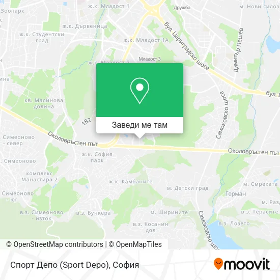 Спорт Депо (Sport Depo) карта