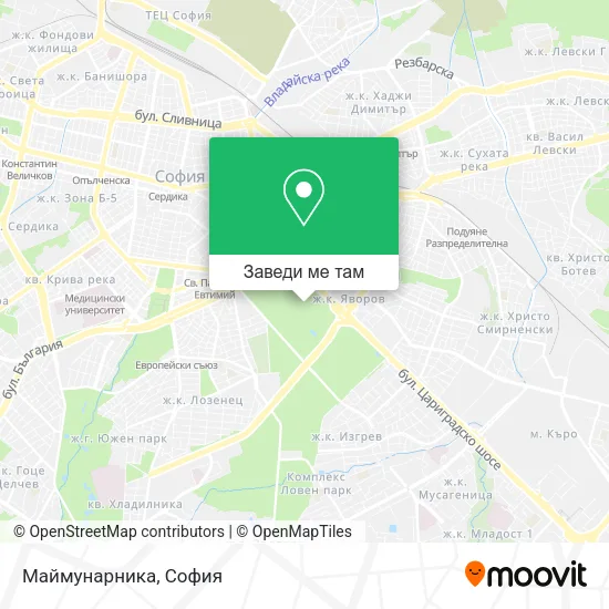 Маймунарника карта