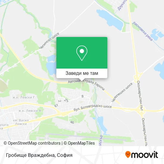 Гробище Враждебна карта