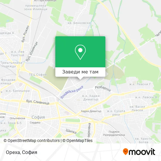 Ореха карта