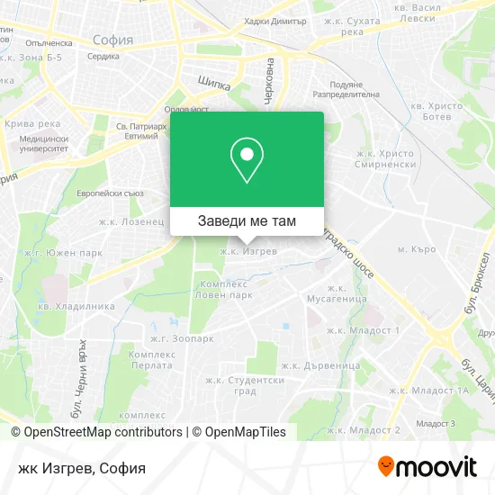 жк Изгрев карта