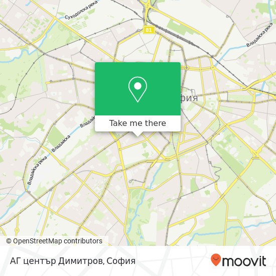 АГ център Димитров карта