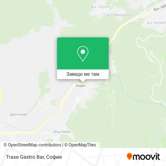 Trase Gastro Bar карта