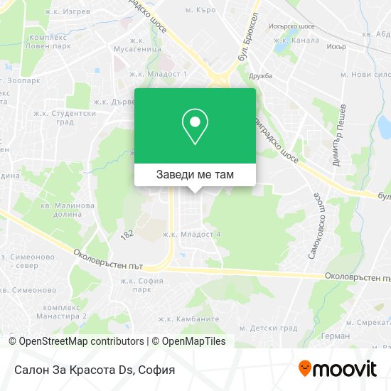 Салон За Красота Ds карта