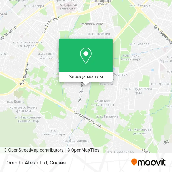 Orenda Atesh Ltd карта